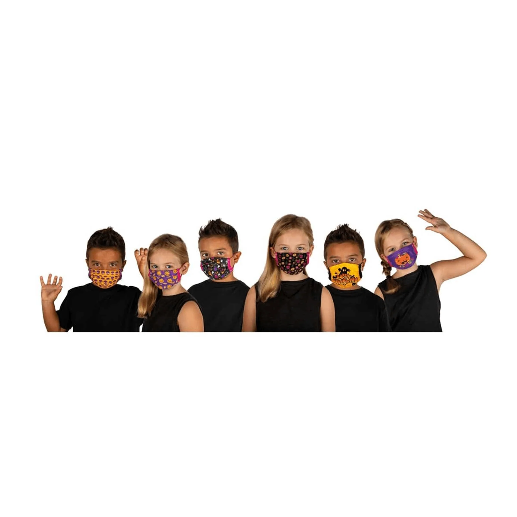 Mascarila Infantil Halloween Modelos Talla 6 a 10 Años