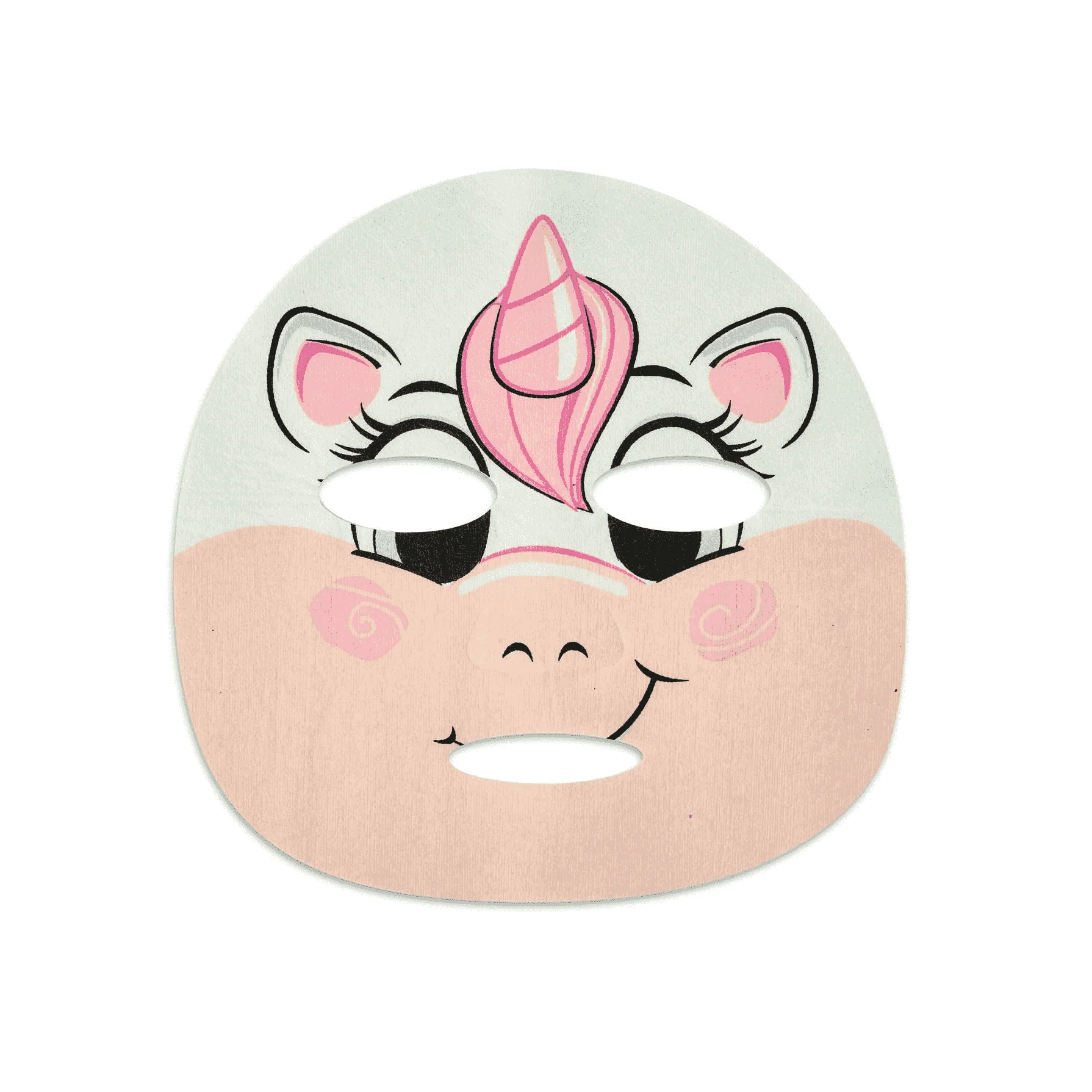 Mascarilla hidratante infantil con cara de unicornio Martinelia