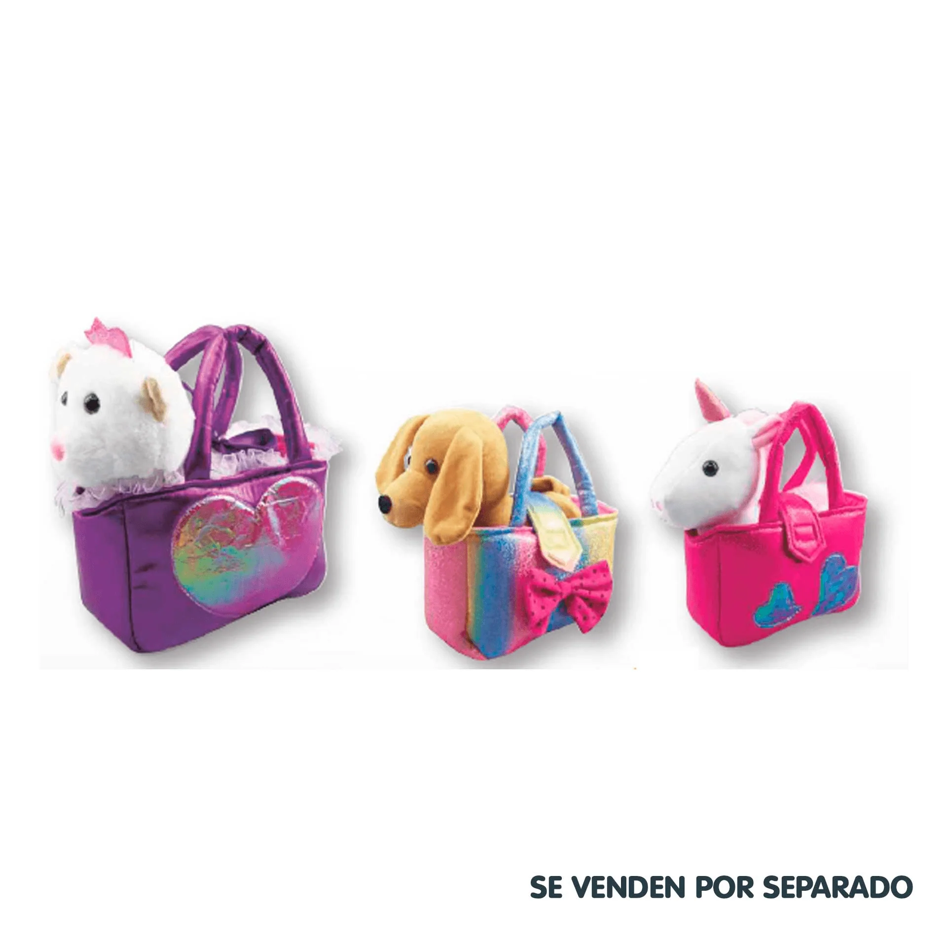 Mascotas en bolso de viaje Peluche Infantil