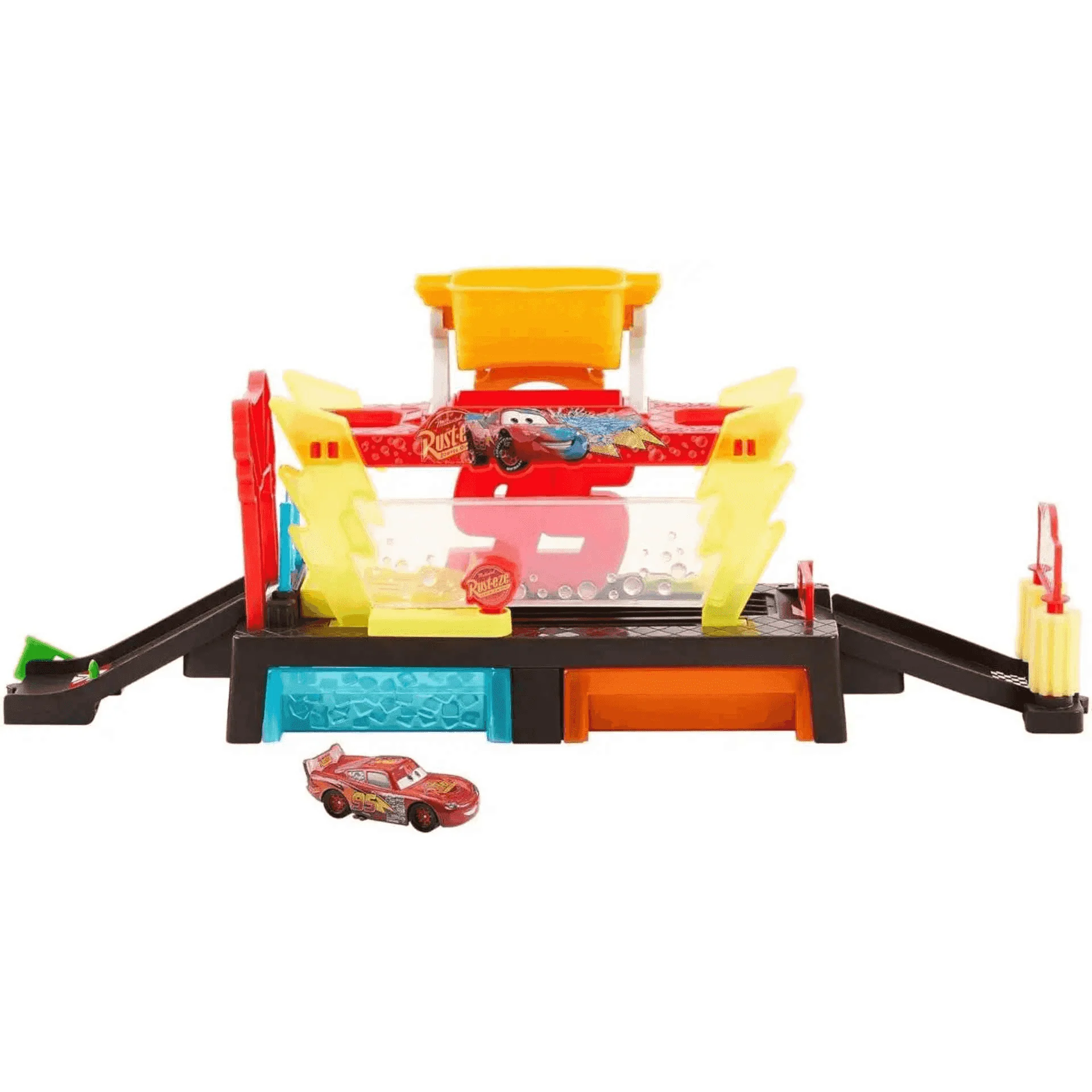 Mattel Disney Pixar Cars Túnel de Lavado con Cambio de Color