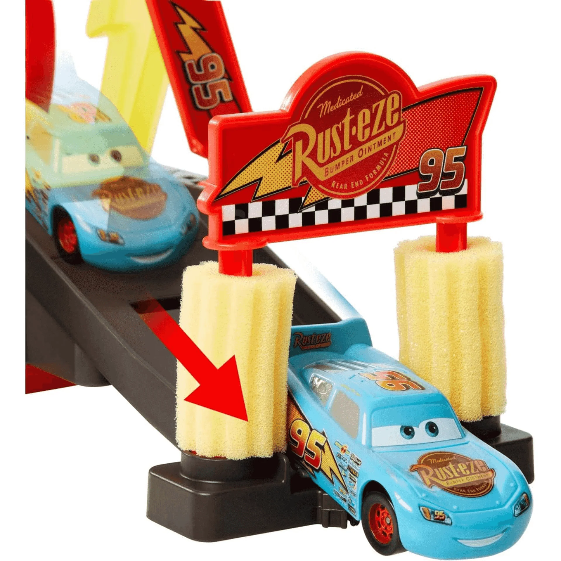 Mattel Disney Pixar Cars Túnel de Lavado con Cambio de Color - Image 2