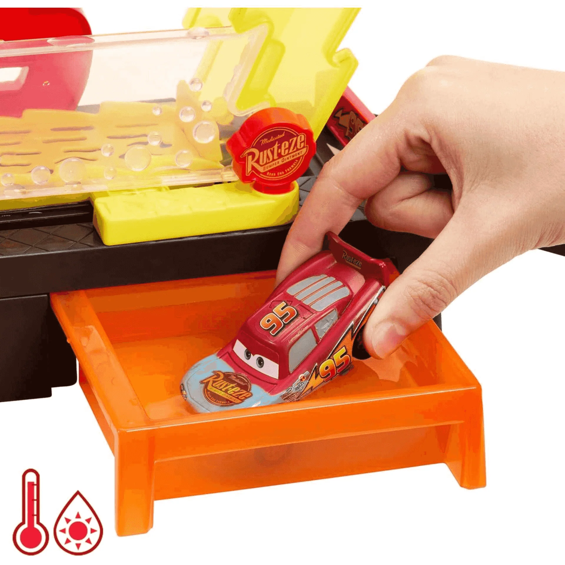 Mattel Disney Pixar Cars Túnel de Lavado con Cambio de Color - Image 3