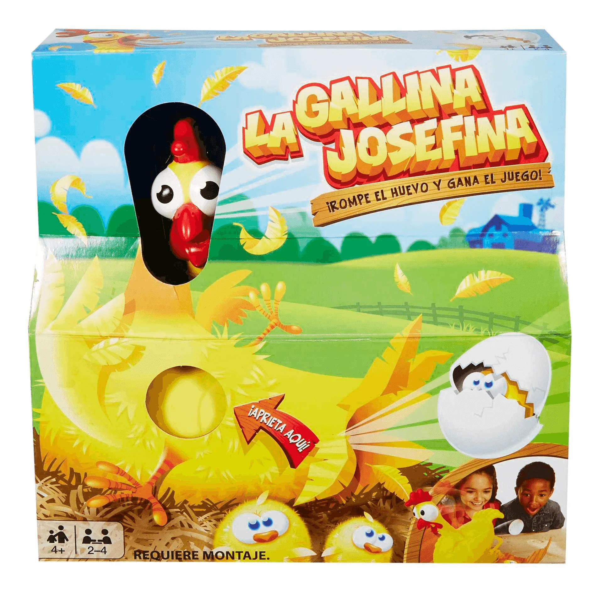 Mattel Games juego de mesa La Gallina Josefina juego infantil 4 años