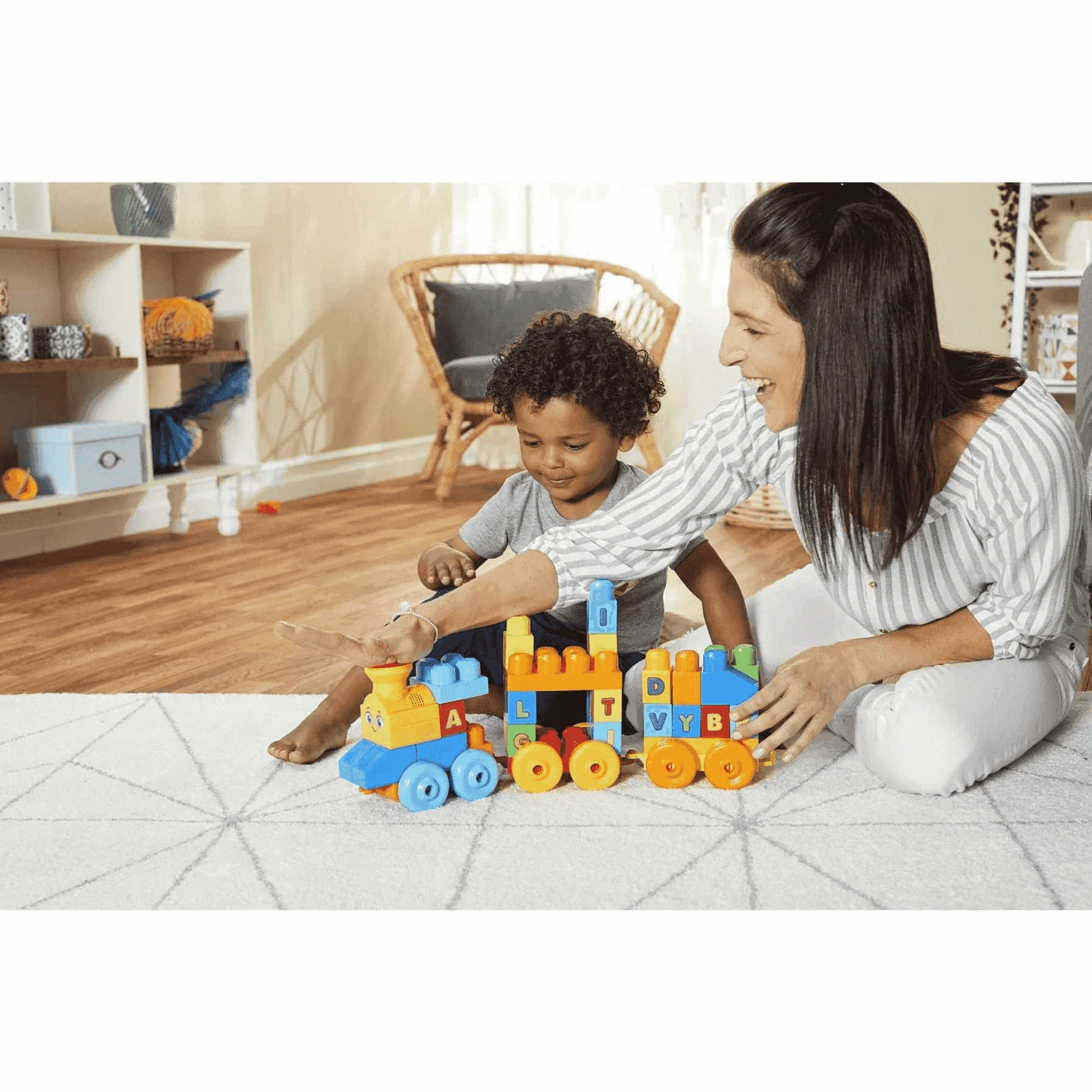 Mega Bloks Tren Musical ABC Juguete de Bloques de Construcción - Image 2