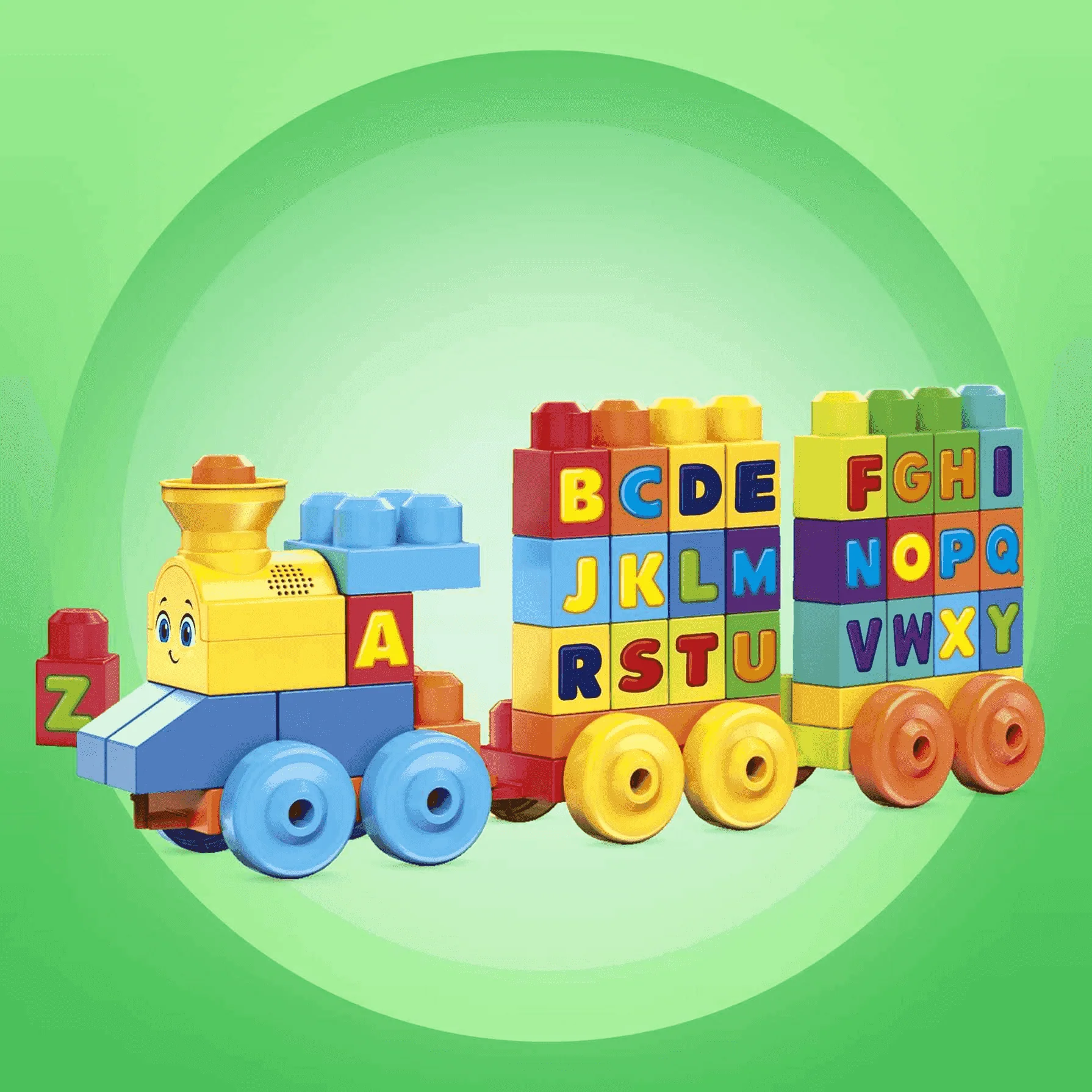 Mega Bloks Tren Musical ABC Juguete de Bloques de Construcción - Image 5
