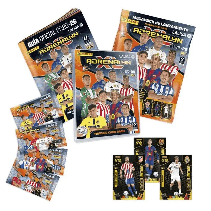 Megapack Adrenalyn XL LaLiga EA Sports 2025/2026 – Colección oficial Panini