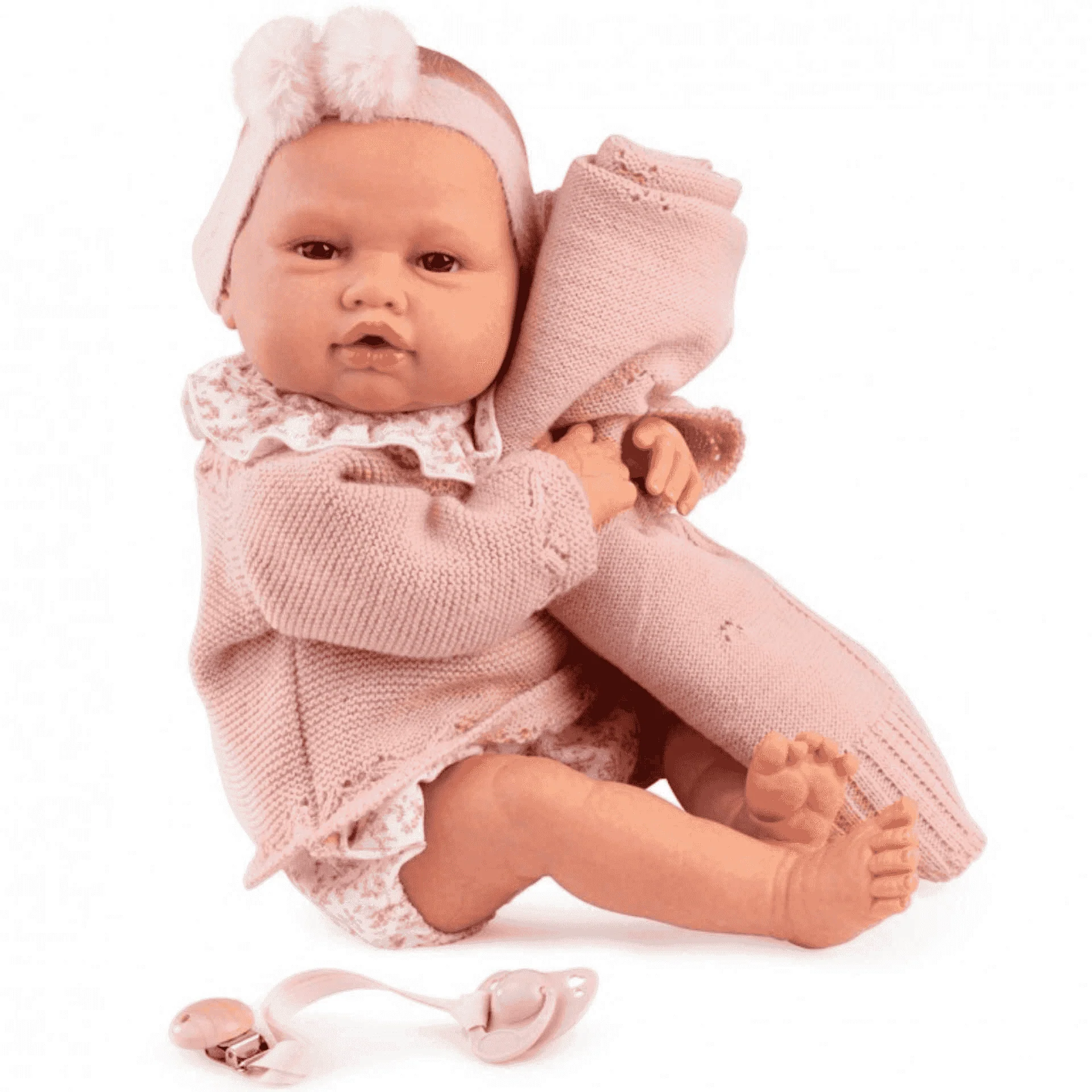 Mi Pequeño Reborn Tufi con Fular Portabebé - Antonio Juan