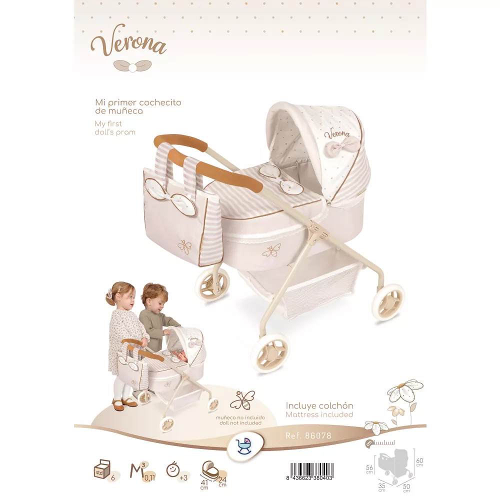 Mi Primer Coche De Muñeca Para Muñecas De Hasta 42 Cm De Cuevas Toys - Image 5