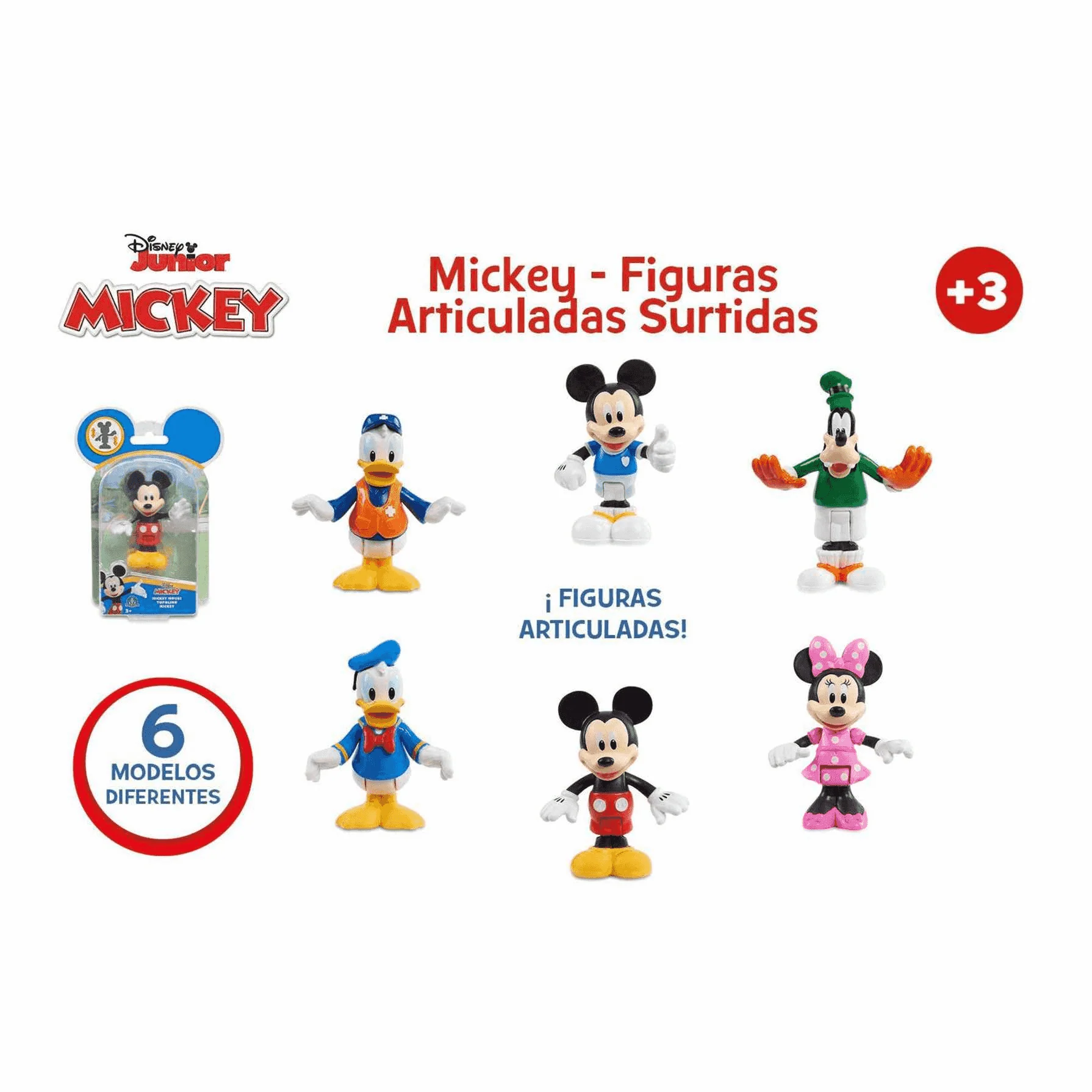 Mickey Figuras Articuladas Diferentes Modelos - Image 2