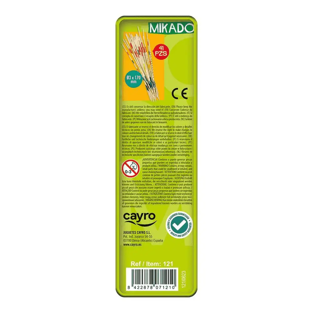 Mikado Metal Box – Juego de Habilidad en Caja Metálica - Image 3