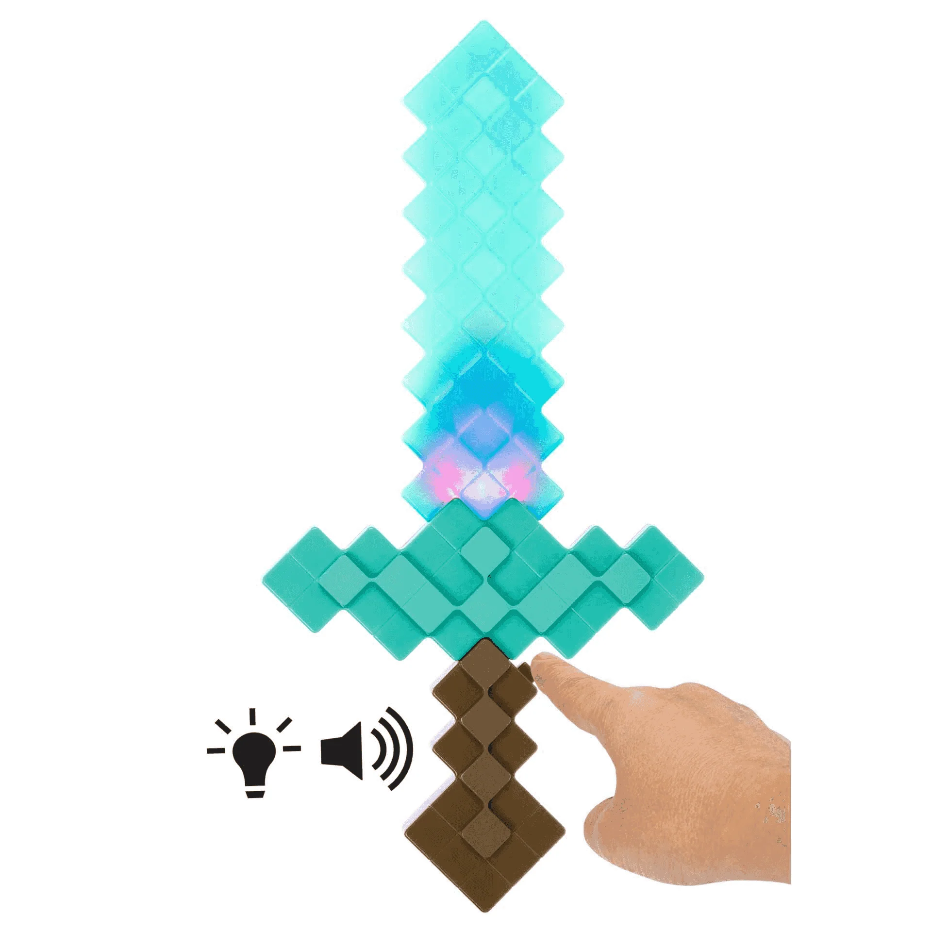 Minecraft Espada de diamante encantada con luces y sonidos juguetes - Image 3