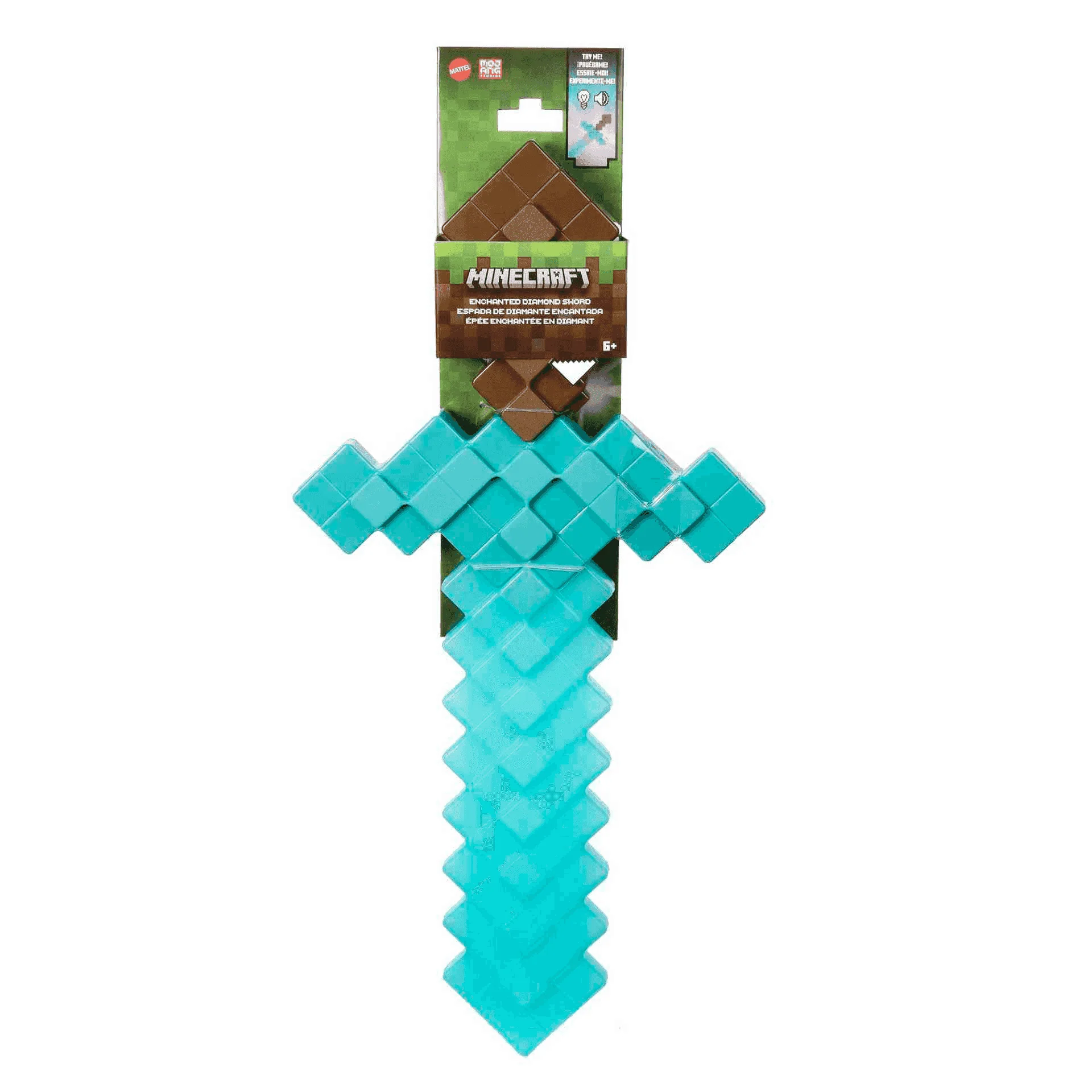 Minecraft Espada de diamante encantada con luces y sonidos juguetes - Image 4