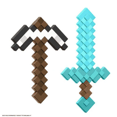 Minecraft Espada de Diamante Juguete de Imitación Tamaño Infantil