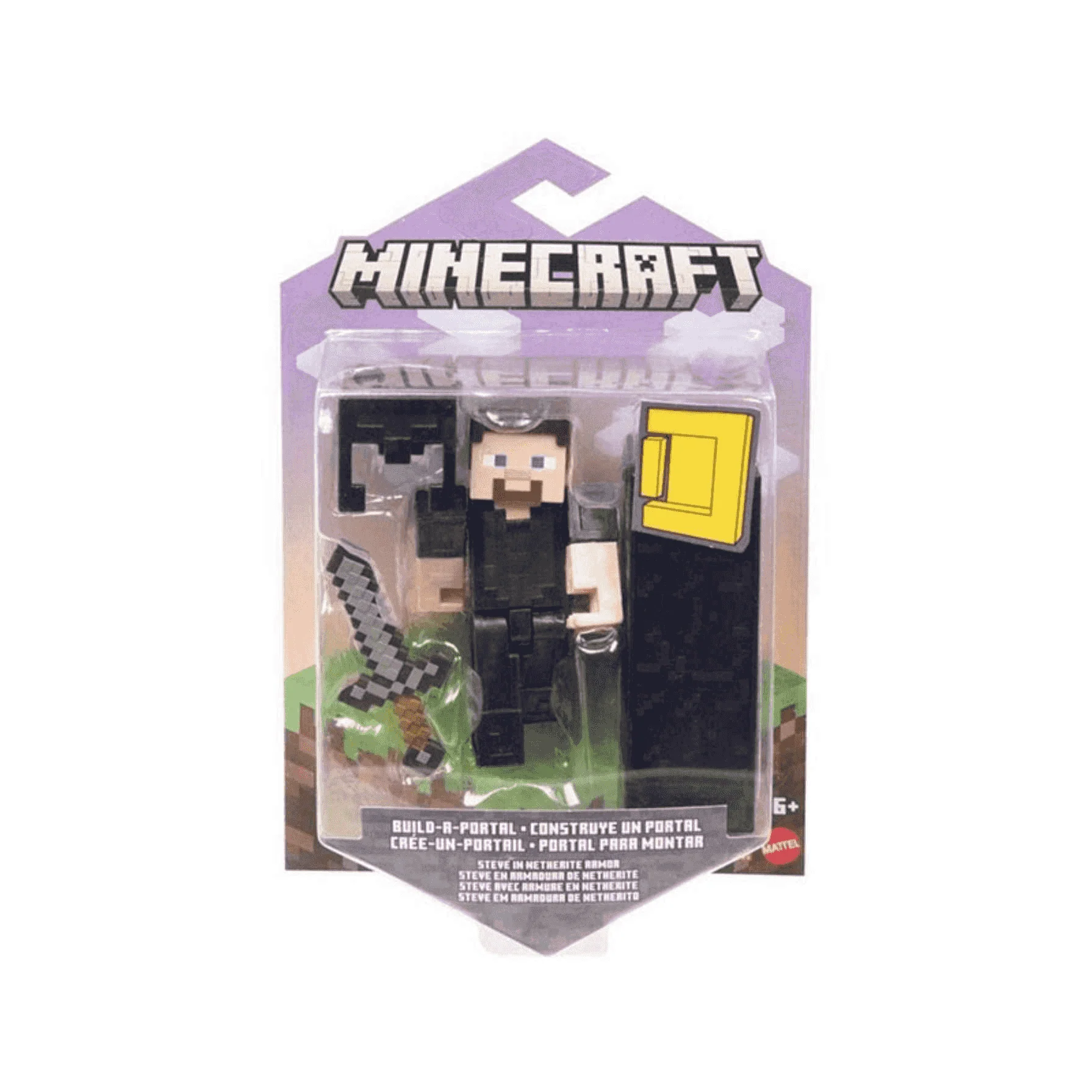 Minecraft Figura Articulada Steve con Armadura de Netherita cm - Image 3