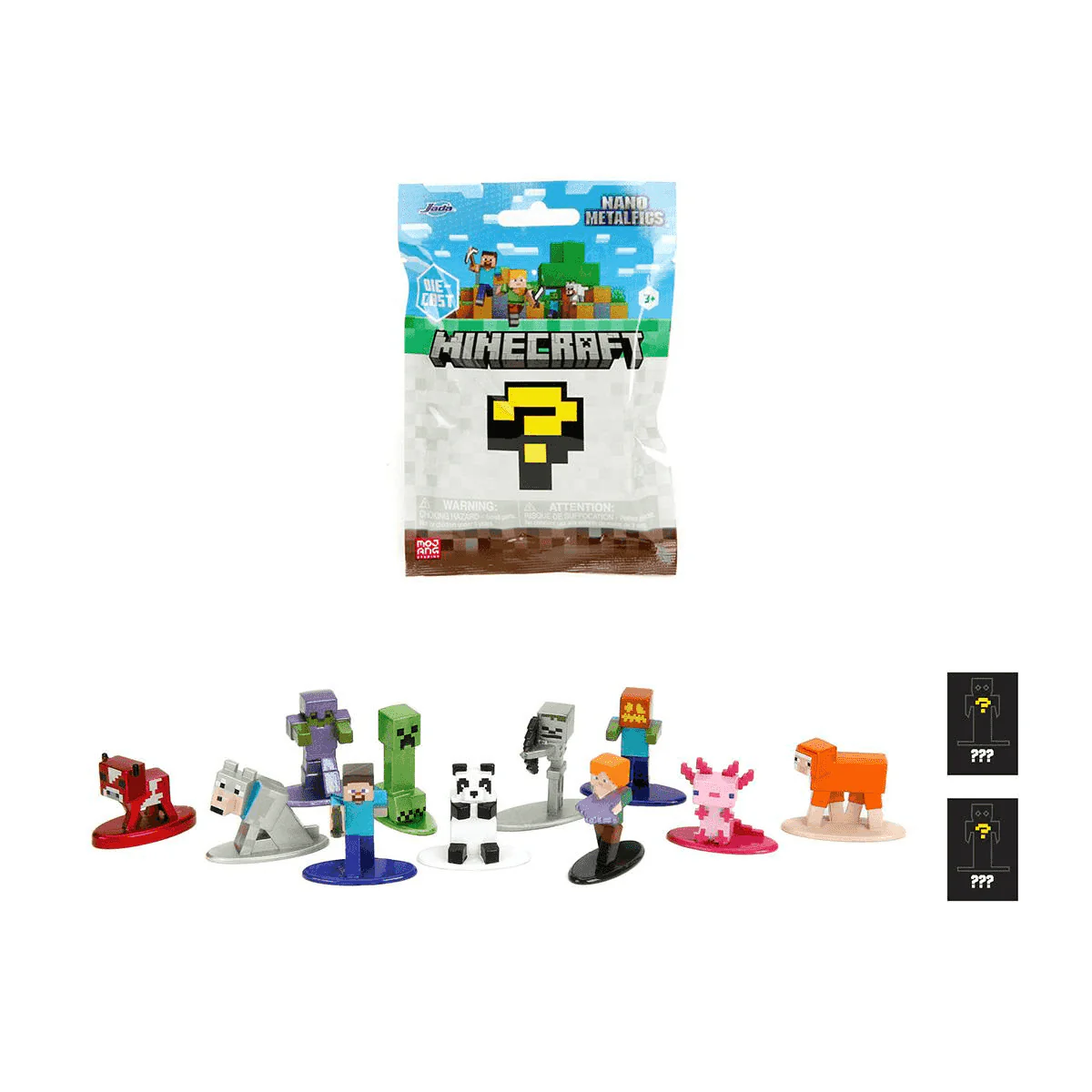 Minecraft Nano Metalfigs Mystery 4 cm – Figura Metálica Sorpresa