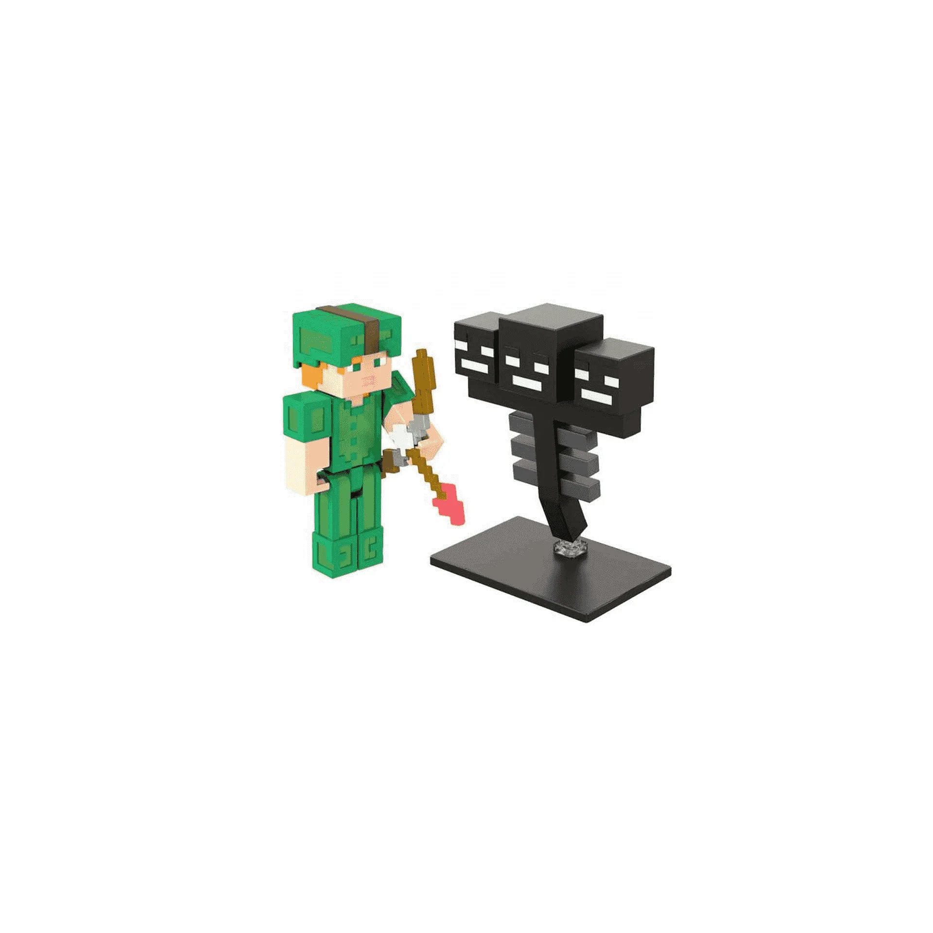Minecraft Pack 2 Figuras Alex vs Wither Figures - Image 2