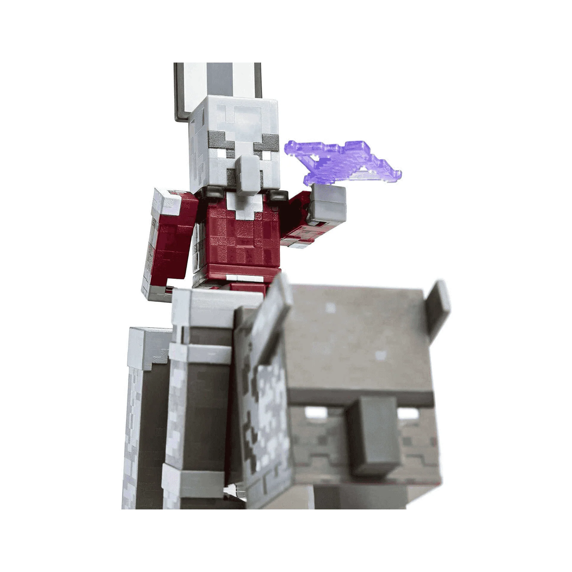 Minecraft Pack 2 Figuras Dungeons Ravager & Raid Captain - Image 3