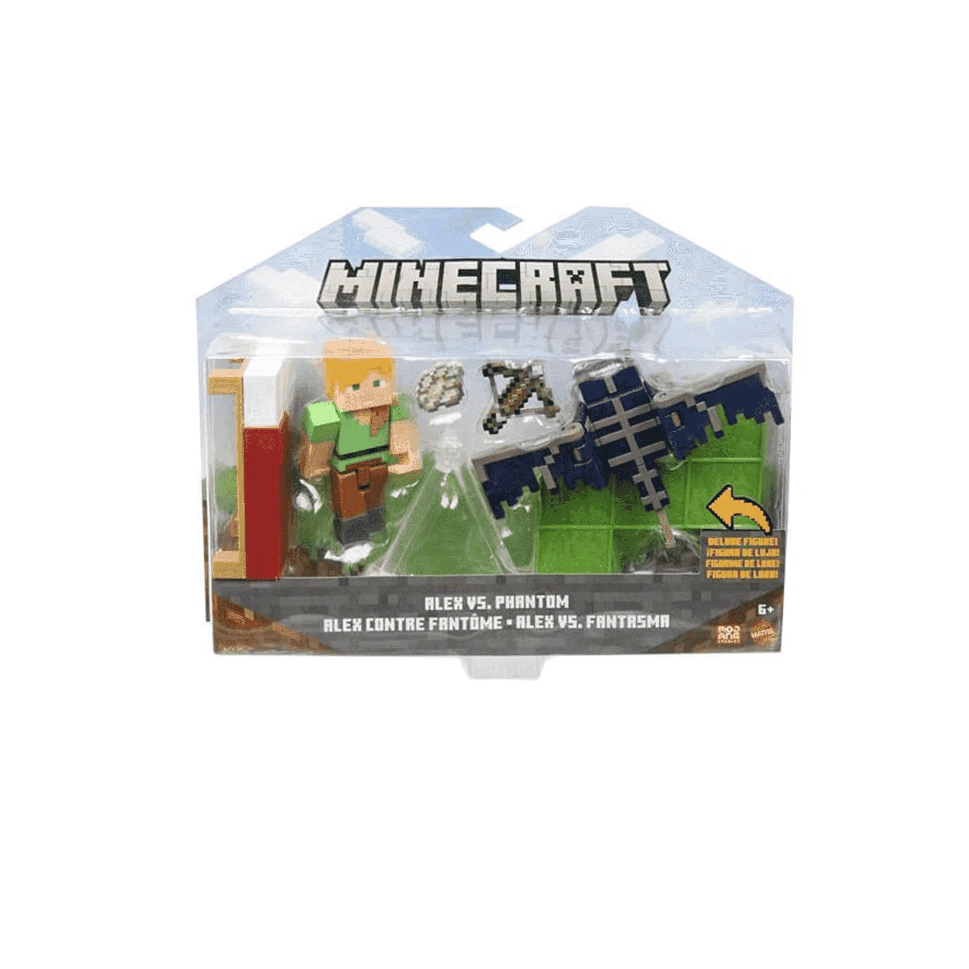 Minecraft  Pack 2 Figuras Flex vs Fantasma - Image 3