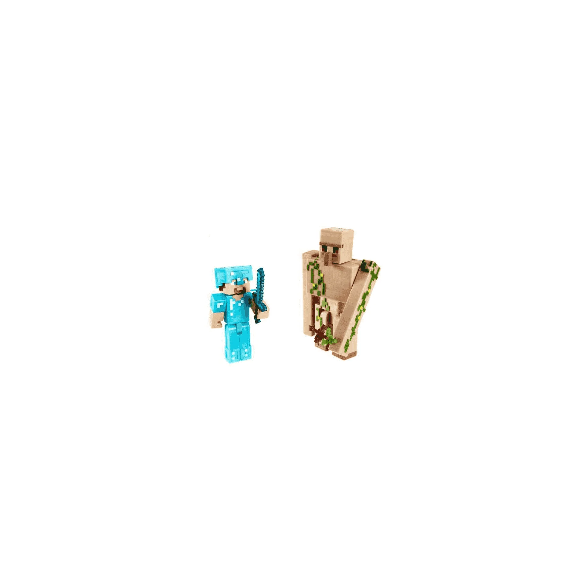 Minecraft Pack de 2 Figuras Steve y Iron Golem - Image 3