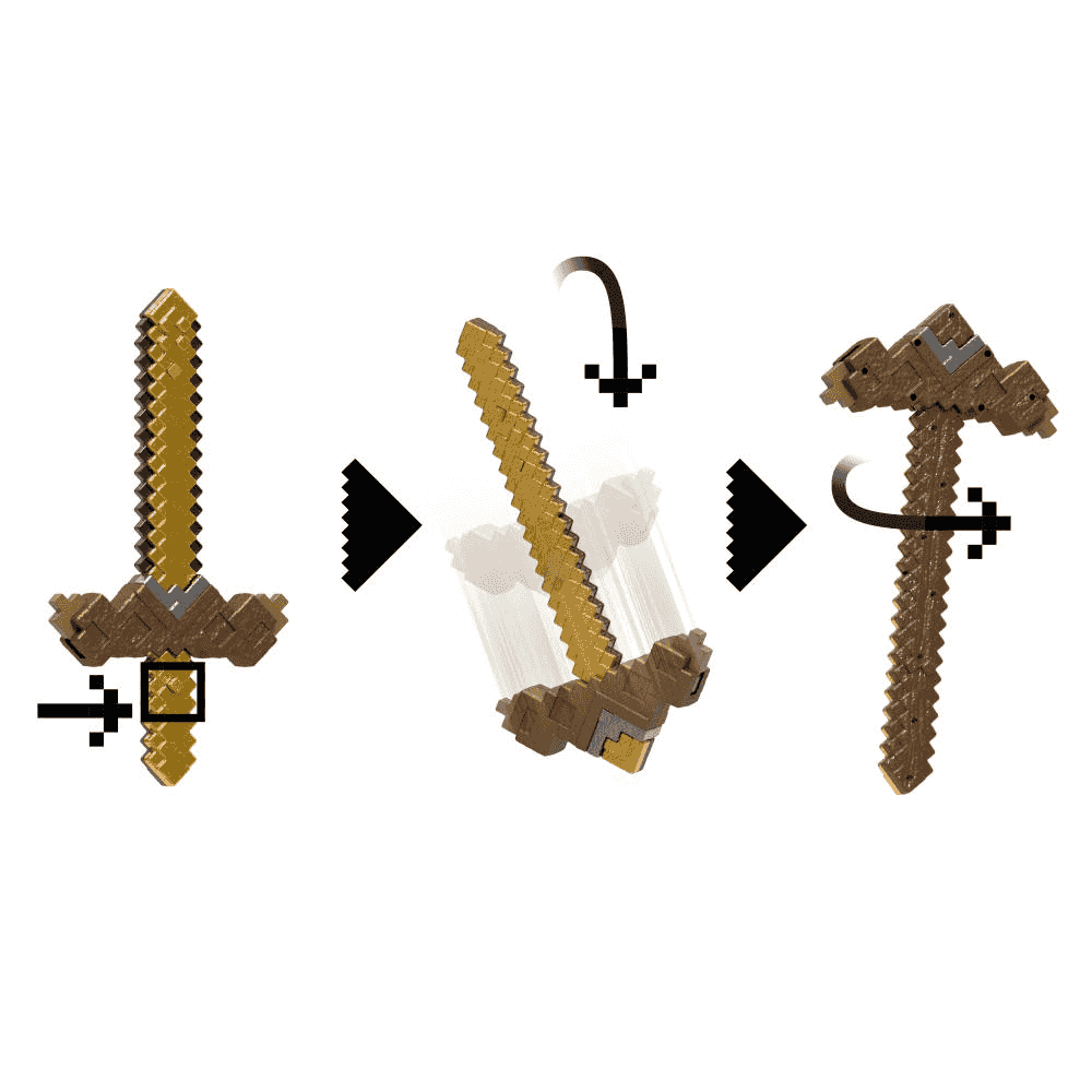 Minecraft Pico de Hierro Juguete de Imitación Tamaño Infantil - Image 6