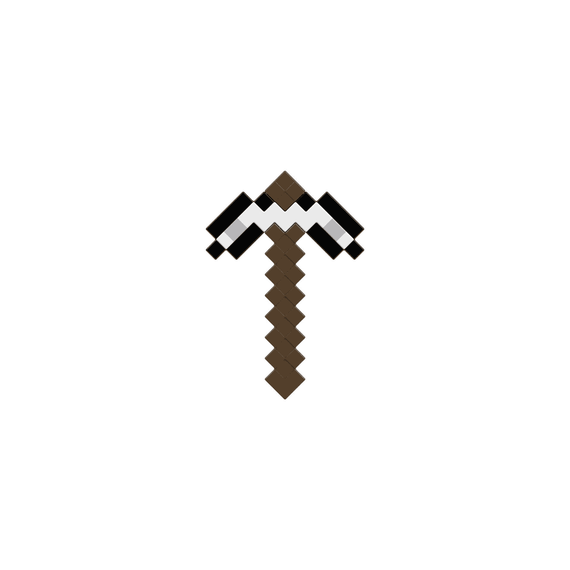 Minecraft Pico de Hierro réplica