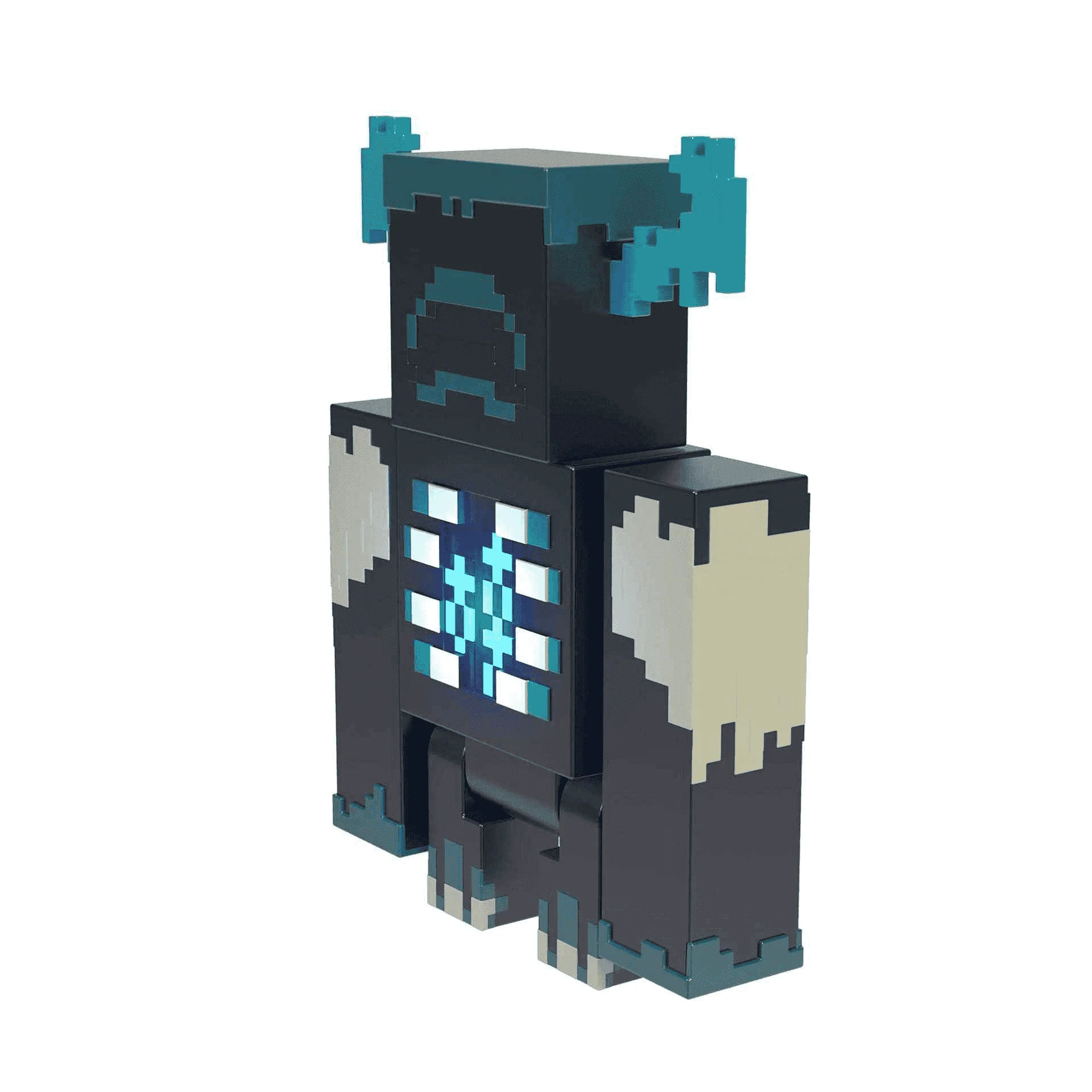 Minecraft Warden Figura de acción deluxe grande con luces y sonidos juguete 3 años (Mattel HHK89) - Image 3