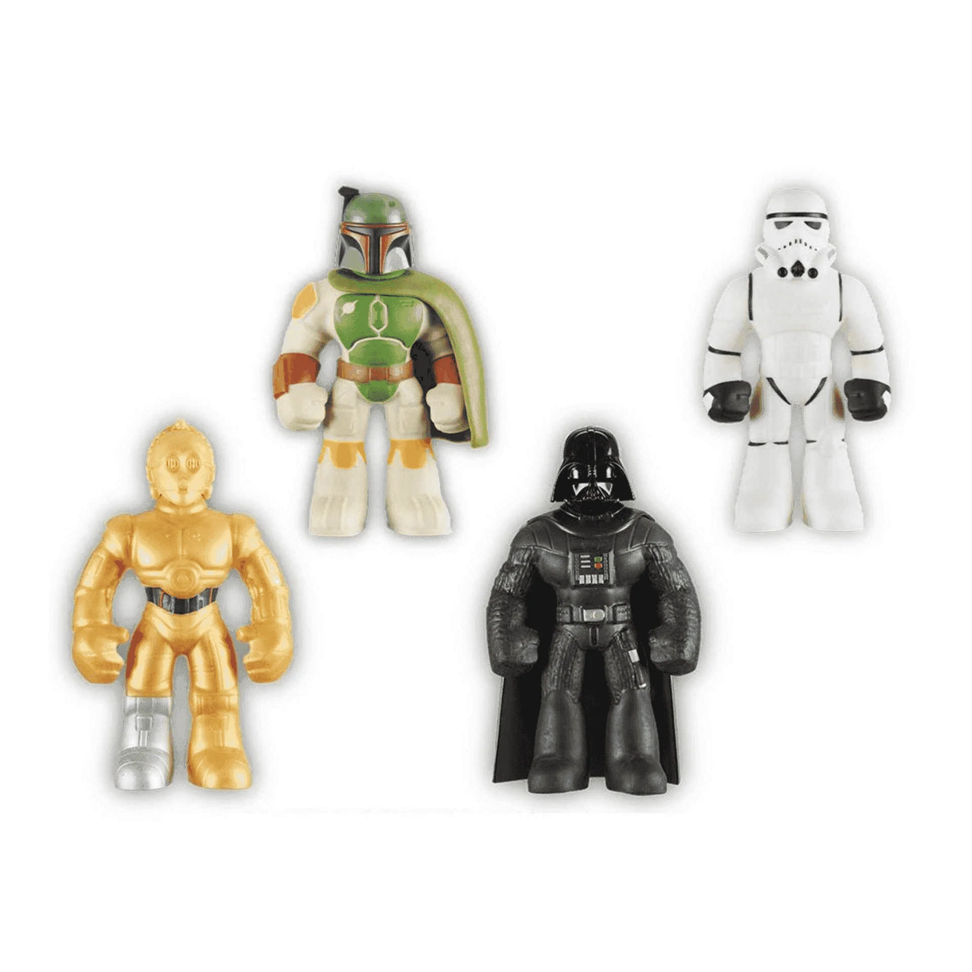 Mini Figura Stretch Star Wars Surtidos