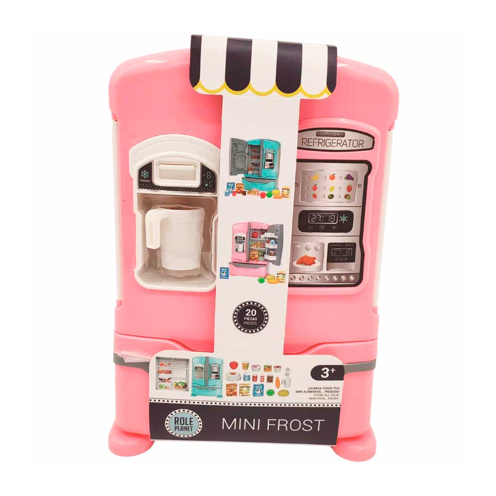 Mini Frigo Role Planet – Nevera de Juguete con Luz y Sonido (20 piezas) - Image 3
