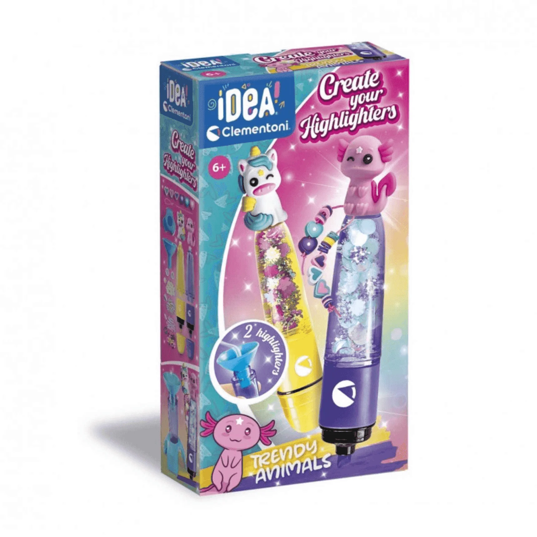Mini Laboratorios de subrayadores Trendy Animals de Clementoni - Image 2