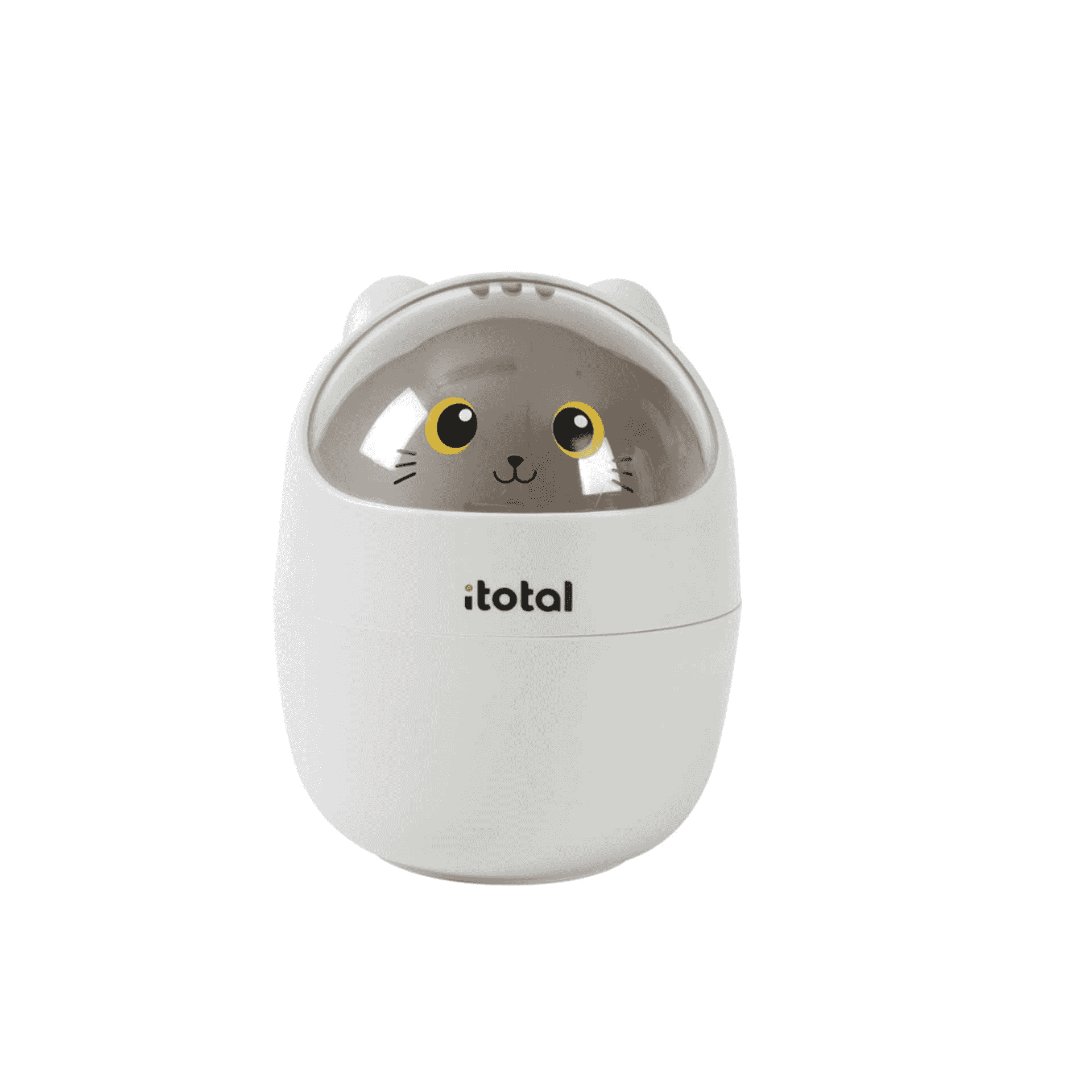 Mini Papelera Gato Gris I-TOTAL