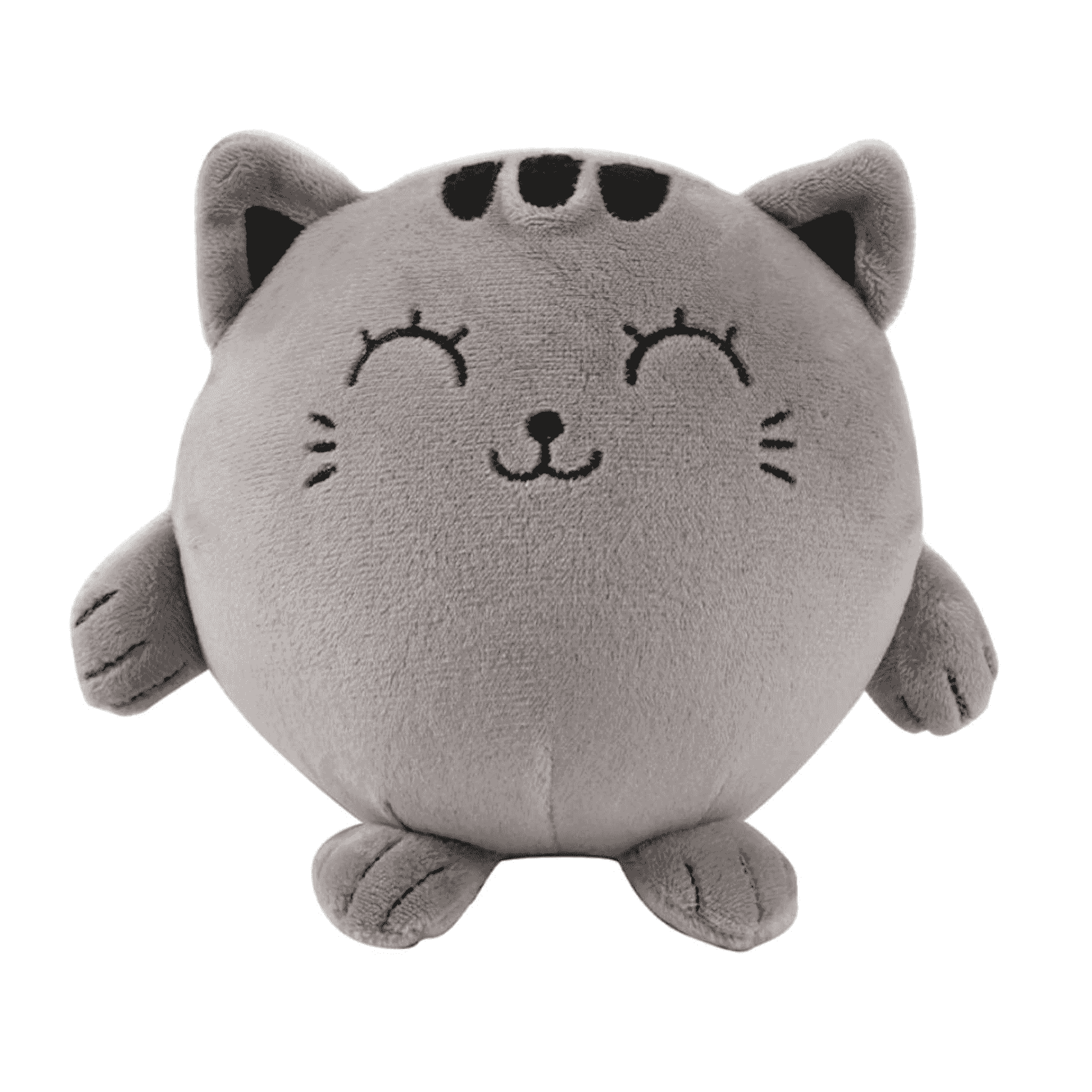 Mini Peluche Gato Gris