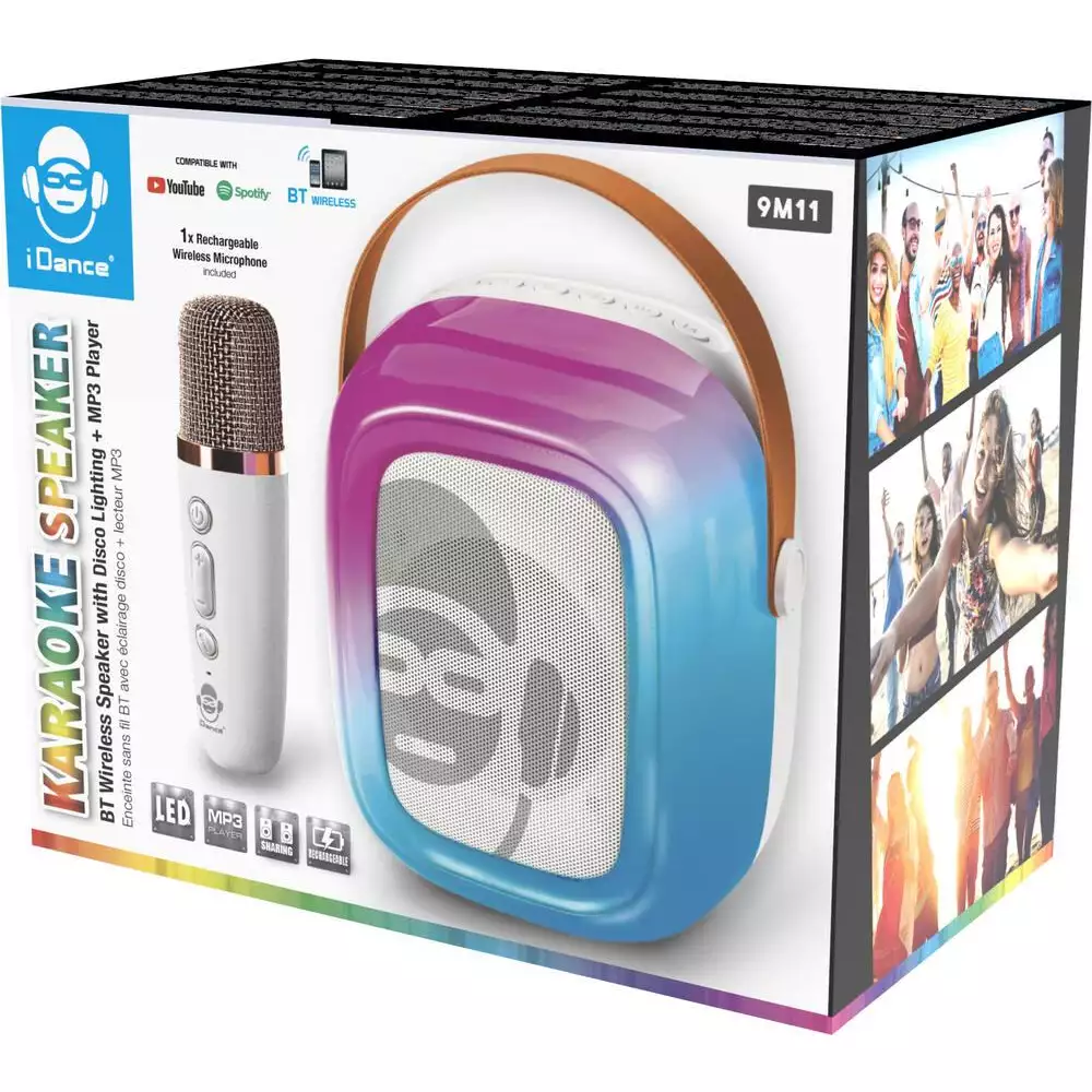 Mini Set de Karaoke iDance – Blanco - Image 5
