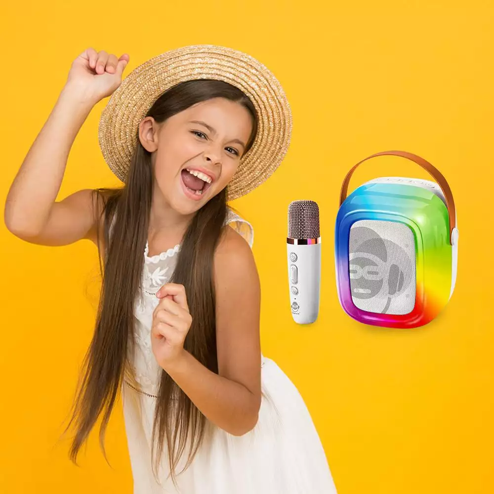 Mini Set de Karaoke iDance – Blanco - Image 7