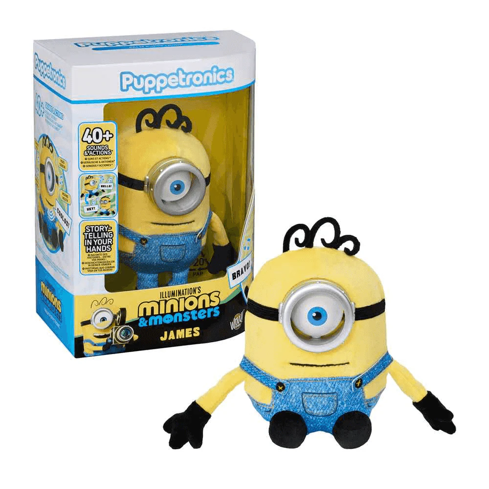 Minions James Palm Puppetronic Muñeco Interactivo 18 cm (6A+)