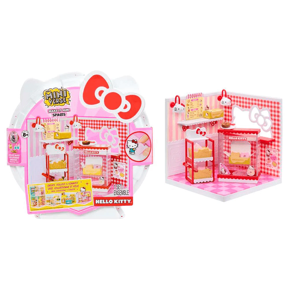 Miniverse Make It Mini Spaces Hello Kitty Playset Escenario en Miniatura MGA