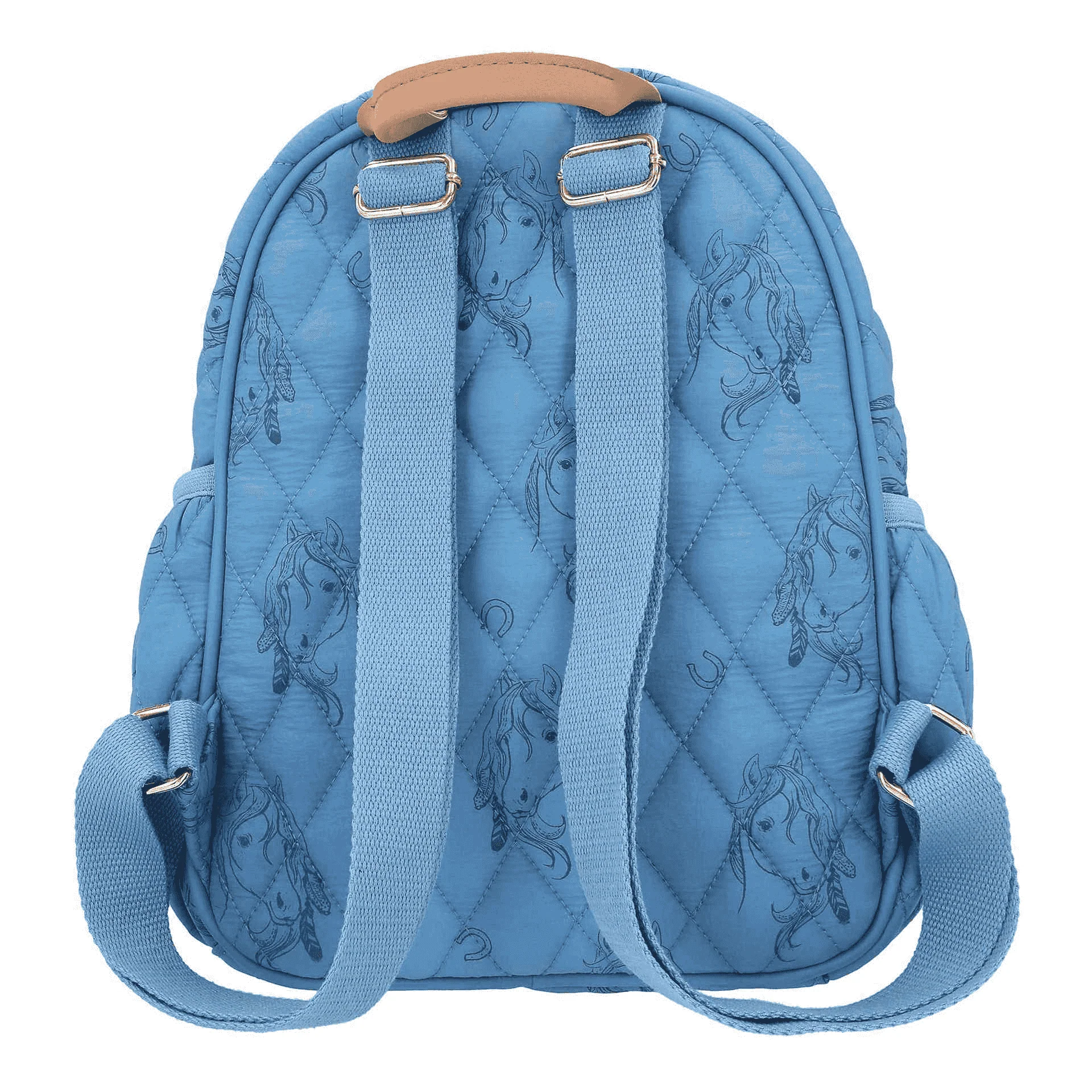 Miss Melody Mochila Blue Quilt - Image 4