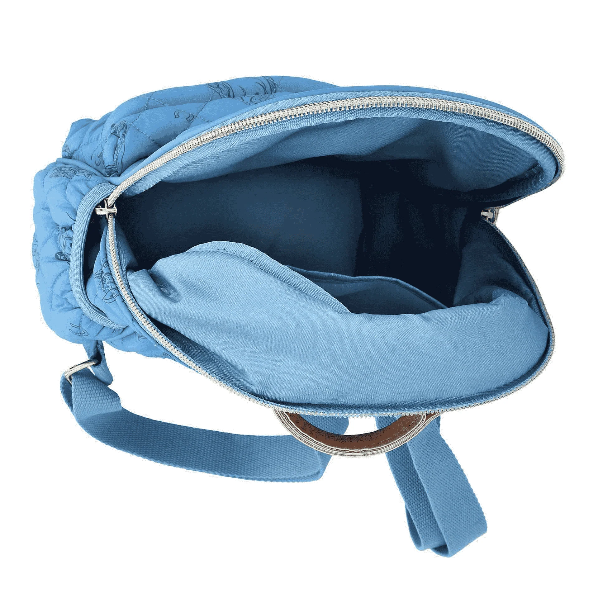 Miss Melody Mochila Blue Quilt - Image 5