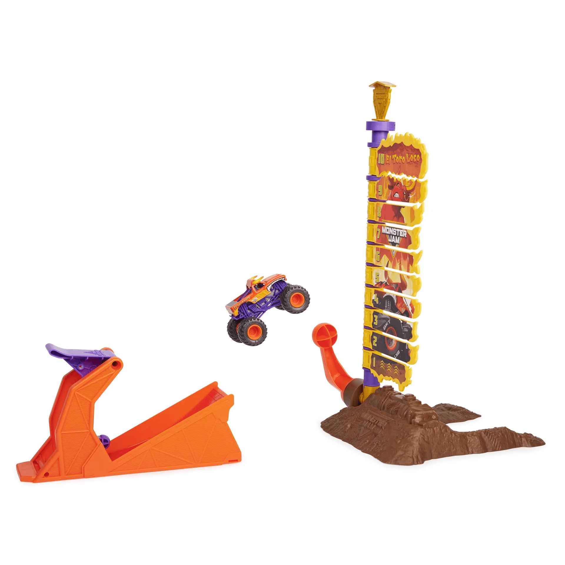 Mnj Playset Toro Loco Big Air Challenge