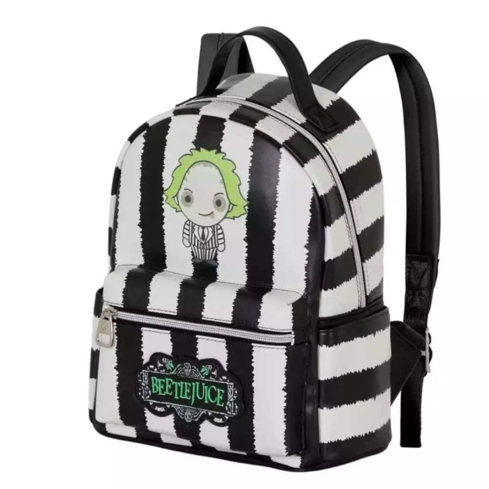 Mochila Beetlejuice Rayas Blanco y Negro Heady Stripes