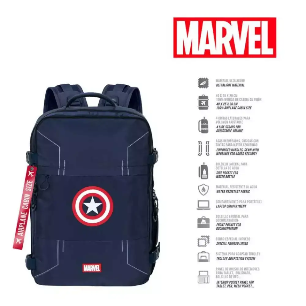 Mochila Capitán América Moch Mercury Cabin 40 cm - Image 5