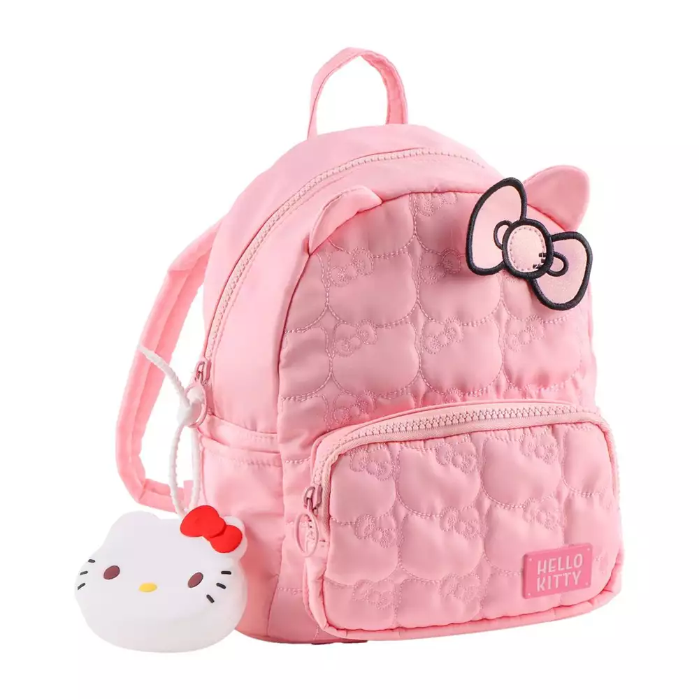 Mochila Casual Moda Hello Kitty – Rosa con Lazo 3D