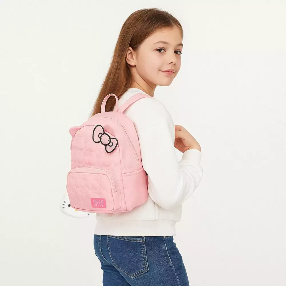 Mochila Casual Moda Hello Kitty – Rosa con Lazo 3D - Image 5