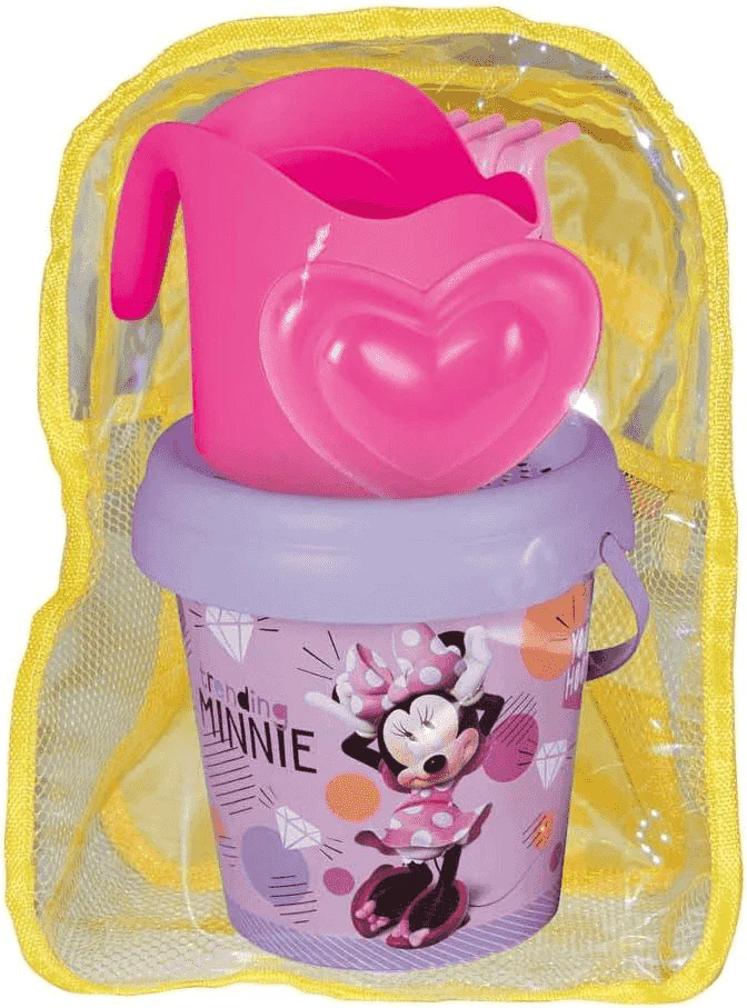 Mochila Cubo de Playa Minnie Smoby – Set Playa Infantil con Accesorios