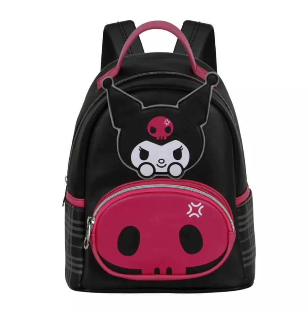 Mochila pequeña Kuromi Heady Skull 25 cm