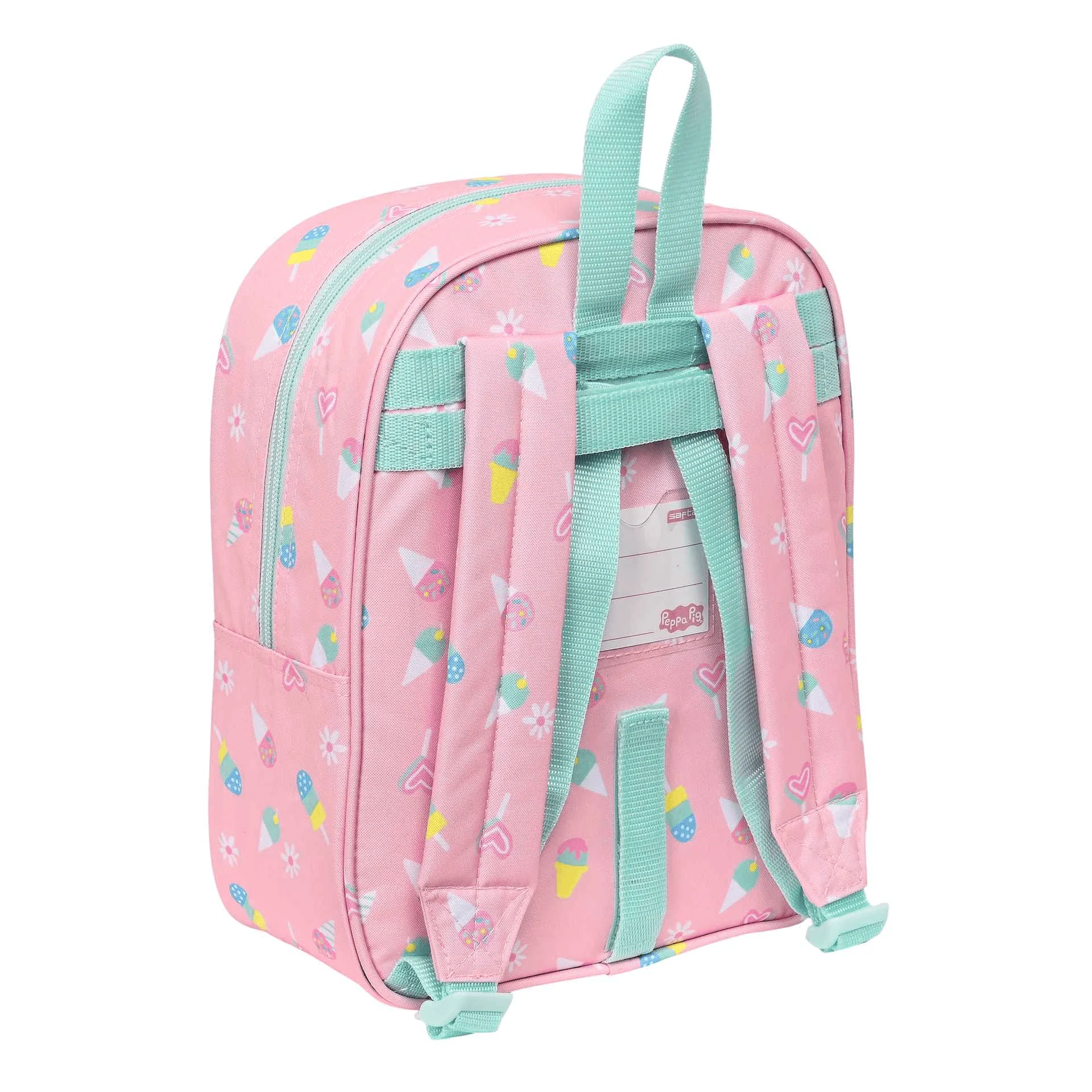 Mochilita Peppa Pig Ice Cream de 27 cm - Perfecta para Guardería - Image 2