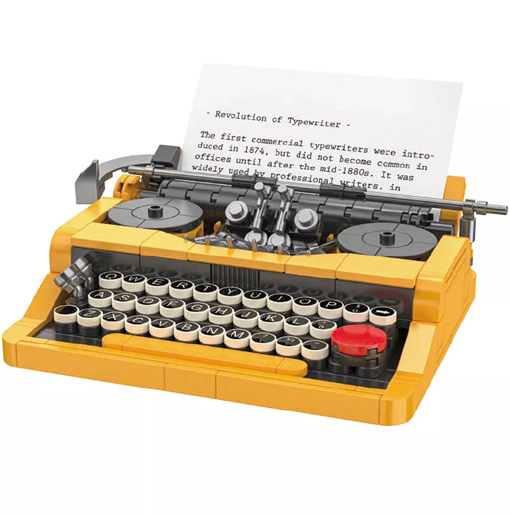 Model Retro Geek Planet – Mini Réplicas Retro Ordenador, Consola y Máquina de Escribir - Image 4