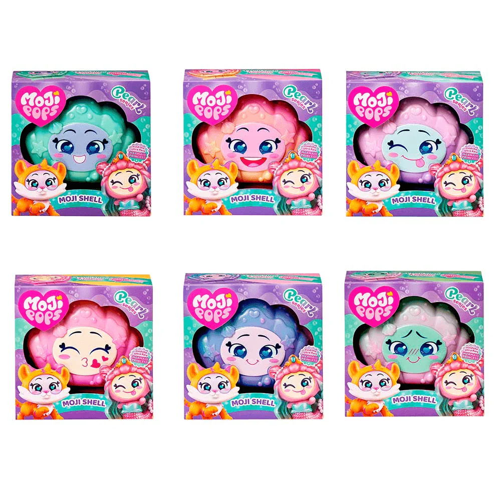 Mojipops Pearl Mojishell – Concha sorpresa con 2 figuras