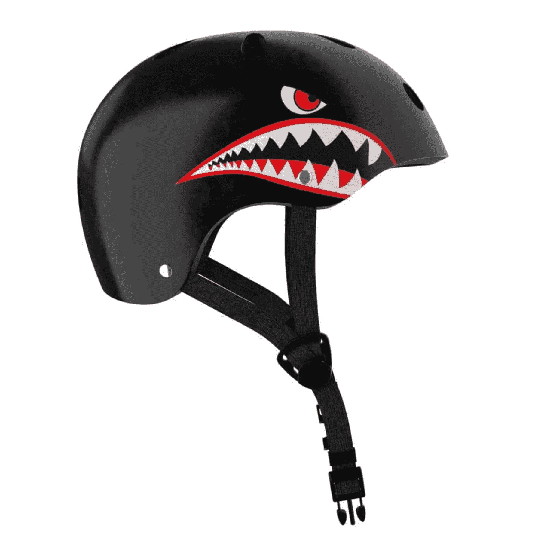 Molto Casco Infantil para Niños Negro Shark