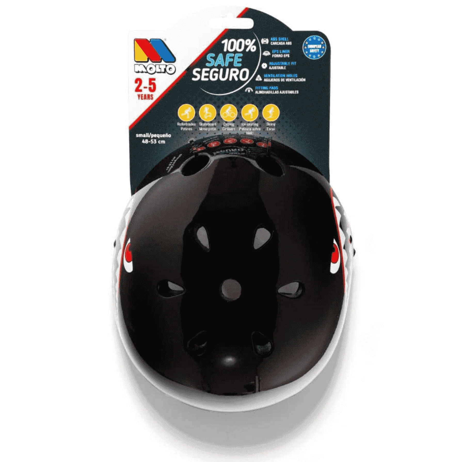 Molto Casco Infantil para Niños Negro Shark - Image 3