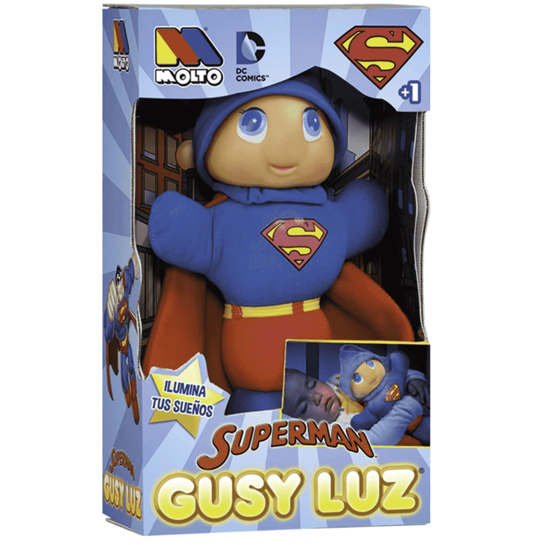 Molto Gusy Luz Superman | Juguete Infantil